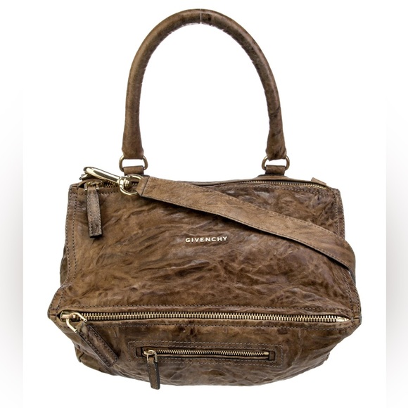 Givenchy Large Pandora – Brown Distressed Leather - Picture 1 of 14
